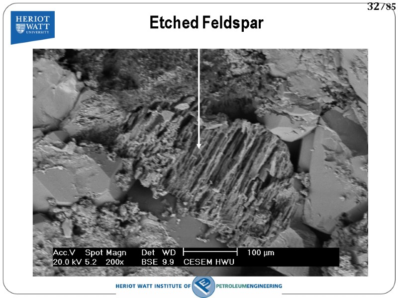 Etched Feldspar 32/85